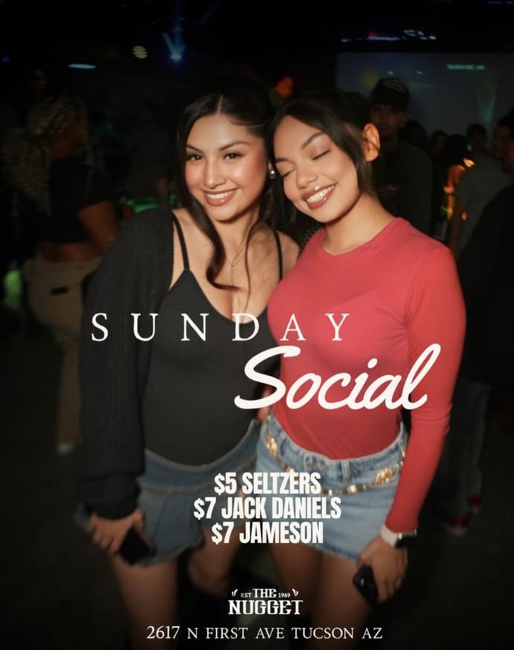 Sunday Social flyer