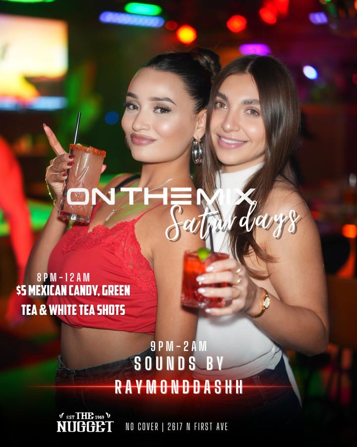 On the Mix Saturdays flyer