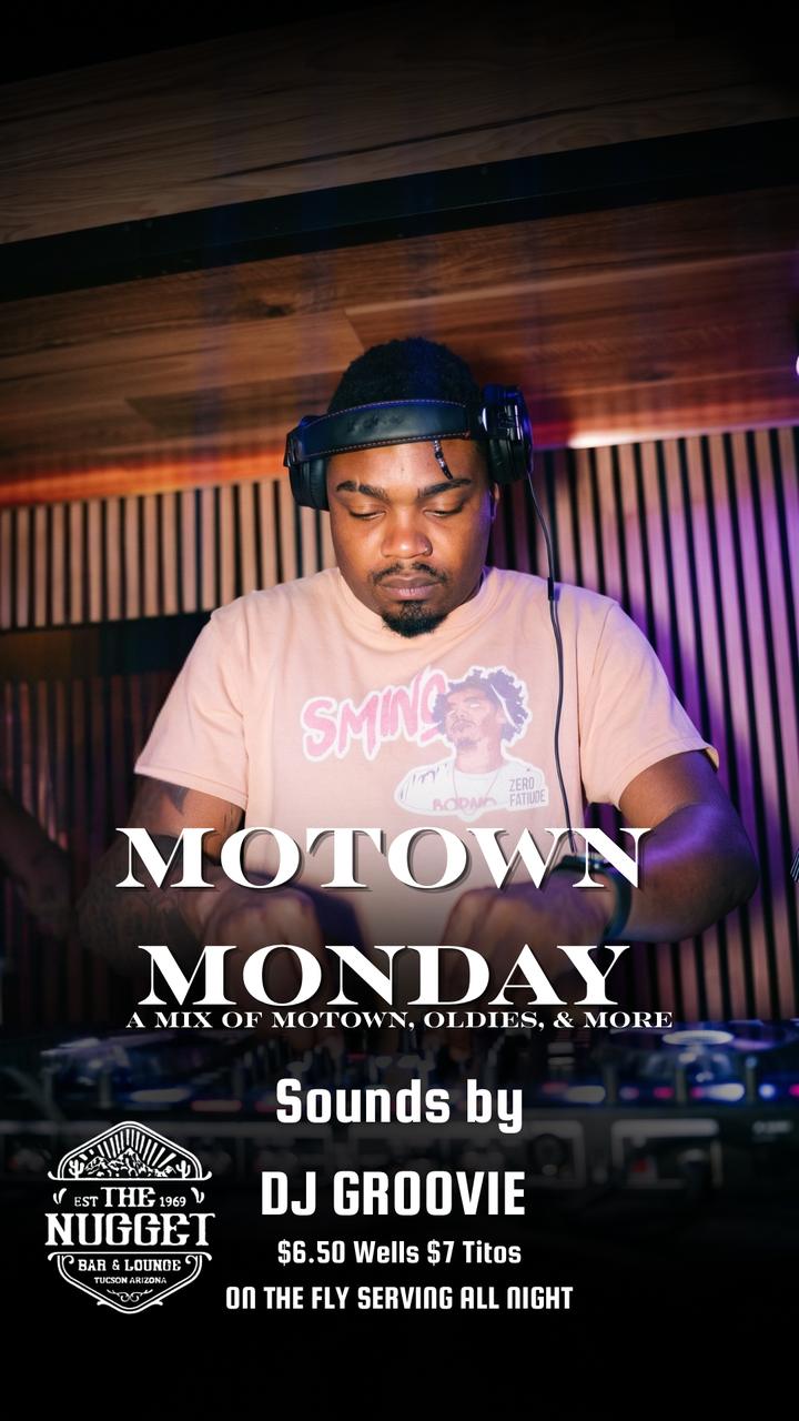 Motown Monday flyer