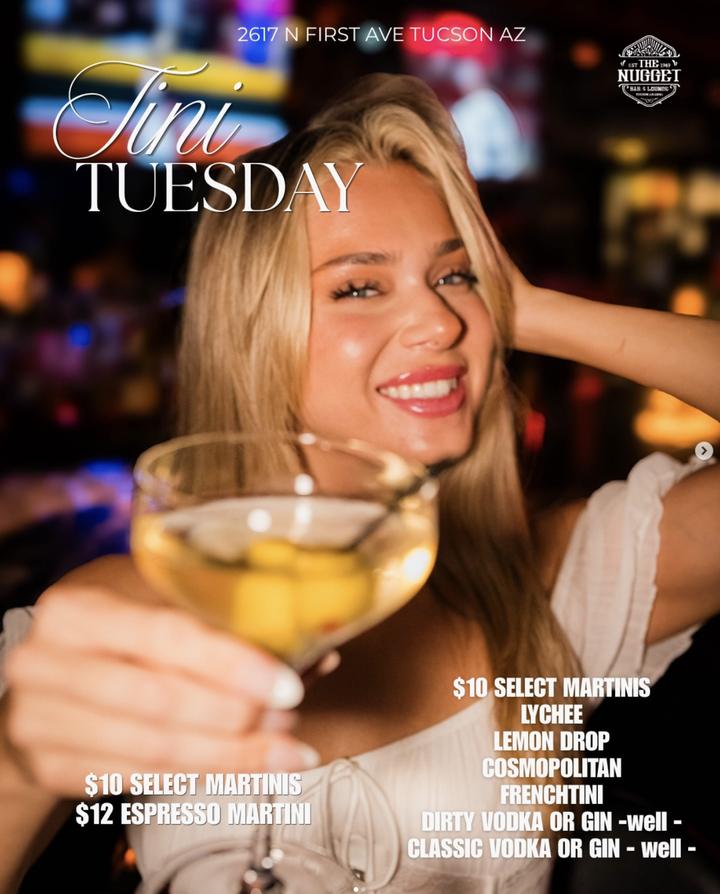 Tini Tuesday flyer